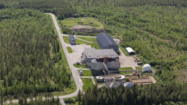 Ilmakuva biokaasulaitos