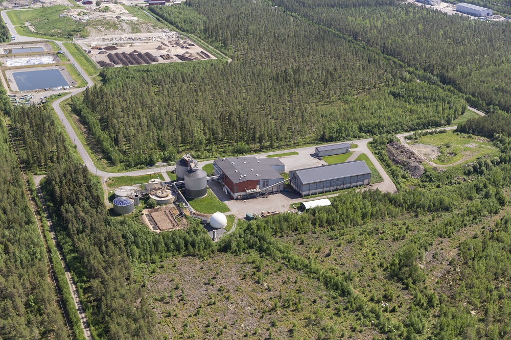 Ilmakuva biokaasulaitos